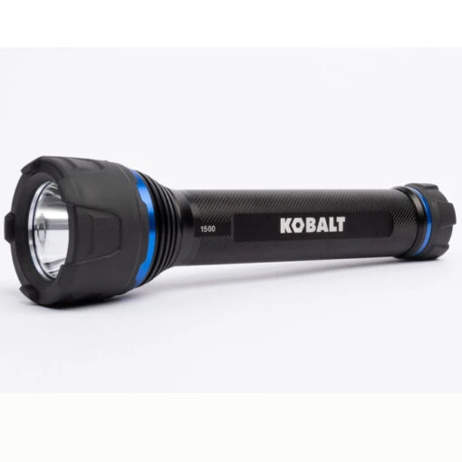 Kobalt Virtually Indestructible Waterproof - 1500 Lumens LED Flashlight (Batteries Included) -Tool Store 19225285 L