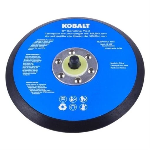 Kobalt 6-in Random Orbital Sanding Pad -Tool Store 31805003 L