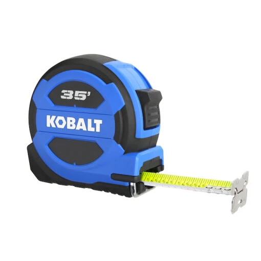 Kobalt 35-ft Blue Self-Locking Measuring Tape -Tool Store 32435014 L