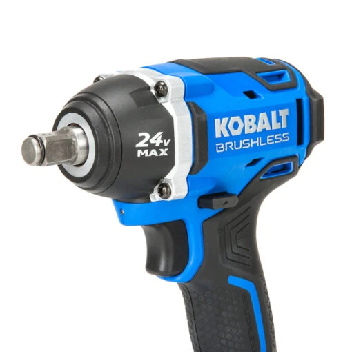 Kobalt 24-V Max Cordless Impact Wrench - 1/2-in - Black And Blue - Brushless Motor - Bare Tool Without Battery -Tool Store 45595050b L