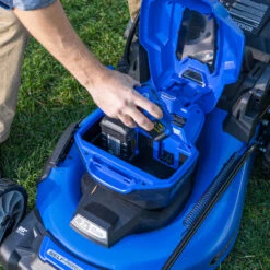 Kobalt 2x24-Volt (48-Volt Total) Brushless 20-in Self-Propelled Cordless Electric Lawn Mower 5 Ah -Tool Store 45595061c L