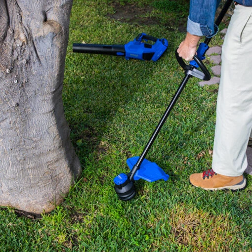 Kobalt 40-Volt Max 520-CFM Leaf Blower And 15-in String Trimmer Combo Kit - Battery And Charger Included -Tool Store 45595064e L