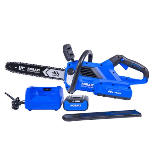 Kobalt 40 V Max Electric Cordless Chainsaw With Battery And Charger -Tool Store 45595070 L