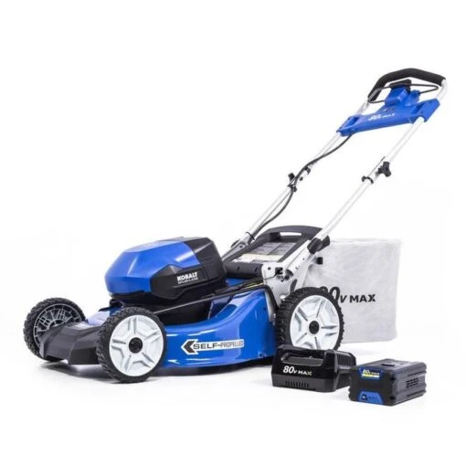 Kobalt Self-Propelled Lawn Mower - 80 V Battery - 21-in Deck - Brushless Motor -Tool Store 46835084e L