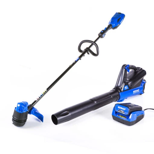 Kobalt Cordless String Trimmer And Blower Set With 40 V Max Battery -Tool Store 46835085 L