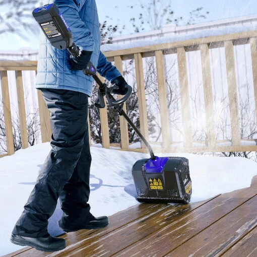 Kobalt 12-in Snow Shovel W/1 X 4AH Battery And 2A Charger 40V -Tool Store 46835097e L