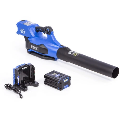 Kobalt 80 V Brushless Cordless Leaf Blower With 2.5 A Battery And 2 A Charger -Tool Store 65415000 L