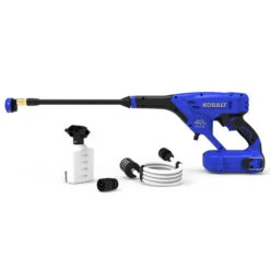 Kobalt 40-Volt Electric Handheld Pressure Washer Kit - 2-Ah - 600-PSI - Blue -Tool Store 65415002b L