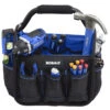 Kobalt 12-in Blue/Black Polyester Tool Tote -Tool Store 92355003 L